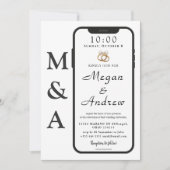 Phone Lock Screen Wedding Invitation (正面)