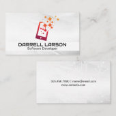 Phone Techロゴ 名刺 (正面/裏面)