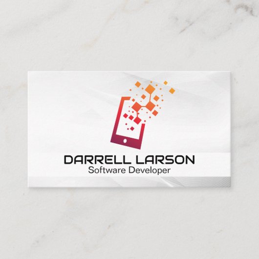 Phone Techロゴ 名刺 (正面)