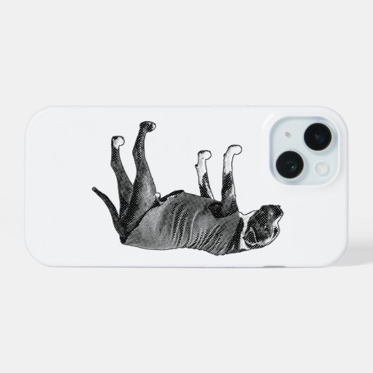 Phone Vest, Calm Guard iPhone 15ケース (裏面横)