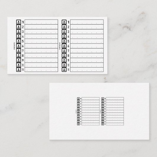 phones card 名刺 (正面/裏面)