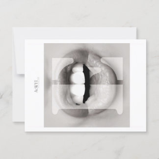 Phonetic Love Mouth Art E ポストカード