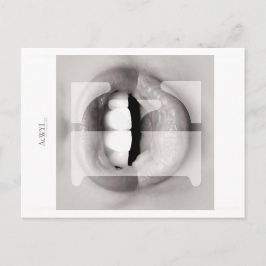 Phonetic Love Mouth Art  E ポストカード (正面)