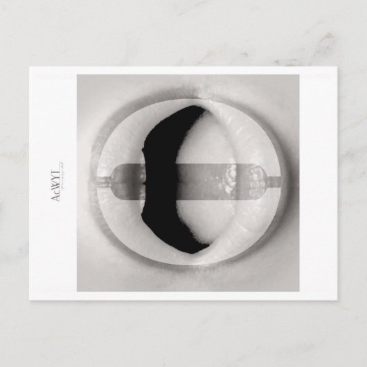 Phonetic Love Mouth Art O ポストカード (正面)