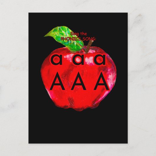 phonicsはがき又はフラッシュカード ポストカード (正面)