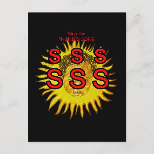 phonicsはがき又はフラッシュカード ポストカード (正面)