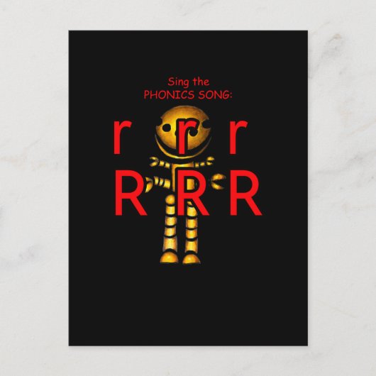 phonicsはがき又はフラッシュカード ポストカード (正面)