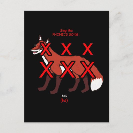 phonicsはがき又はフラッシュカード ポストカード (正面)