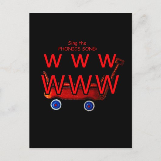 phonicsはがき又はフラッシュカード ポストカード (正面)