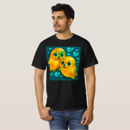 Phoques en couple tシャツ
