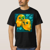 Phoques en couple tシャツ (正面)