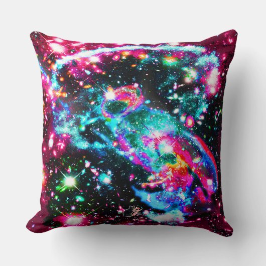 Phosphorescence Star Field Pillow クッション (正面)