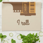 Photagrapherのこれは私が台所タオルをいかに転がるかです キッチンタオル (折り畳み)