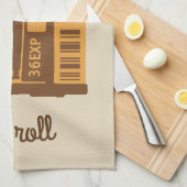 Photagrapherのこれは私が台所タオルをいかに転がるかです キッチンタオル (四つ折り)