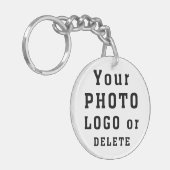 PHOTOとバレーパーソナライズされたボールのキーホルダー キーホルダー (正面左)