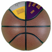 PHOTOとパーソナライズされたBASKETBALL、Purpleと金ゴールド バスケットボール (右)
