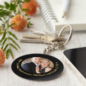 PHOTOの結婚アニバーサリーキーチェーンギフトが5ドル未満 キーホルダー (側面)