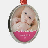 PHOTOオーナメント:: love divide 1 メタルオーナメント (右)