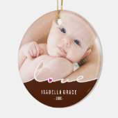 PHOTOオーナメント:: love divide 7 セラミックオーナメント (左)