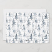 PHOTOクリスマスエレガント鹿の松 シーズンカード (裏面)