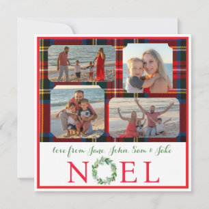 PHOTOクリスマスプレッドウォーターカラーリースNOEL