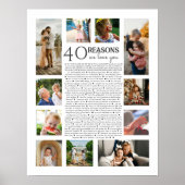 PHOTOコラージュで伝えるあなたの大切な40のこと ポスター (正面)