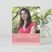 PHOTOバルミツワー招待状:：ラブリータイプ1 招待状 (スタンド正面)