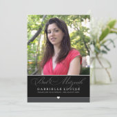 PHOTOバルミツワー招待状::ラブリータイプ2 招待状 (スタンド正面)