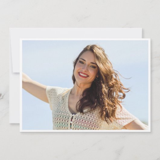 PHOTOヒマエレガントワラユーカリ卒業 サンキューカード (裏面)