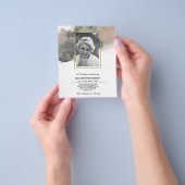 PHOTO予算の悔やみや弔慰愛情のあるメモリ。フライヤー チラシ (手)