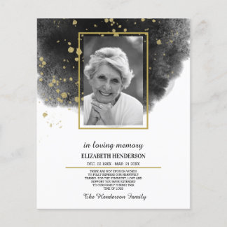 PHOTO予算の悔やみや弔慰愛情のあるメモリ。フライヤー チラシ