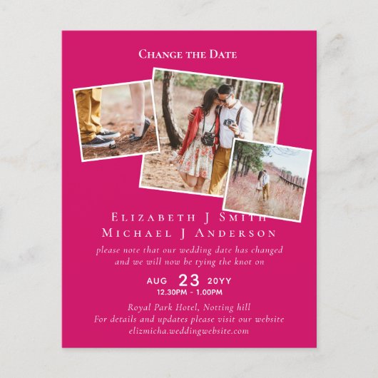 PHOTO日付変更計画延期任意のイベント (正面)