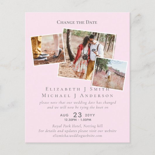 PHOTO日付変更計画延期任意のイベント (正面)