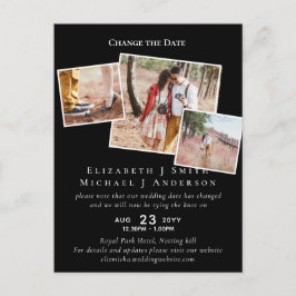 PHOTO日付変更計画延期任意のイベント ポストカード