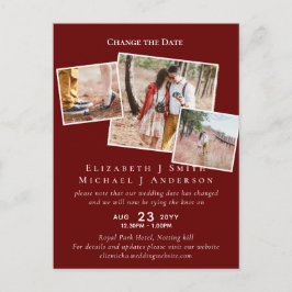 PHOTO日付変更計画延期任意のイベント ポストカード