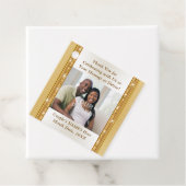 PHOTO格安パーソナライズされた結婚式の引き出物 フェイバータグ (インサイチュ)