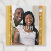 PHOTO格安パーソナライズされた結婚式の引き出物 フェイバータグ (裏面)