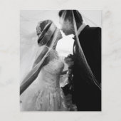 PHOTO素朴の発結婚表または招待状予算 (裏面)