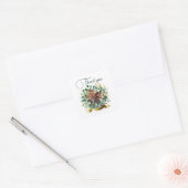 PHOTO'結婚s Thank You Eucalyptus 葉 Gift スクエアシール (封筒)