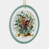 PHOTO'結婚s Thank You Eucalyptus 離れ Favorites セラミックオーナメント (右)