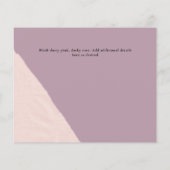 PHOTO コンテンポラリー Save the Dates by LeahG BUDGET (裏面)