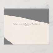 PHOTO コンテンポラリー Save the Dates by LeahG BUDGET チラシ (裏面)