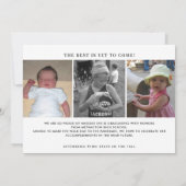 Photo シンプル 2023 Graduation Announcations 案内状 (裏面)