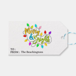 *~* PHOTO メリー Bright AP44 Christmas Giftラベル ギフトタグ