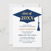PHOTO モダン Class of 2024 Graduation Party 招待状 (正面)