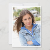 PHOTO モダン Class of 2025 Graduation Party 招待状 (裏面)