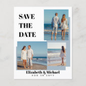 PHOTO モダン Collageの救日付Dusty Blue (正面)