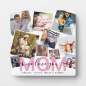 Photo モダン Collage Mom フォトプラーク (正面)