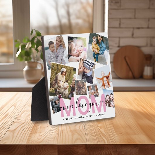 Photo モダン Collage Mom フォトプラーク
