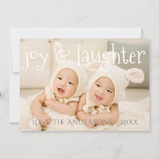 PHOTO モダン Holidaysカード、告知、その他 シーズンカード (正面)